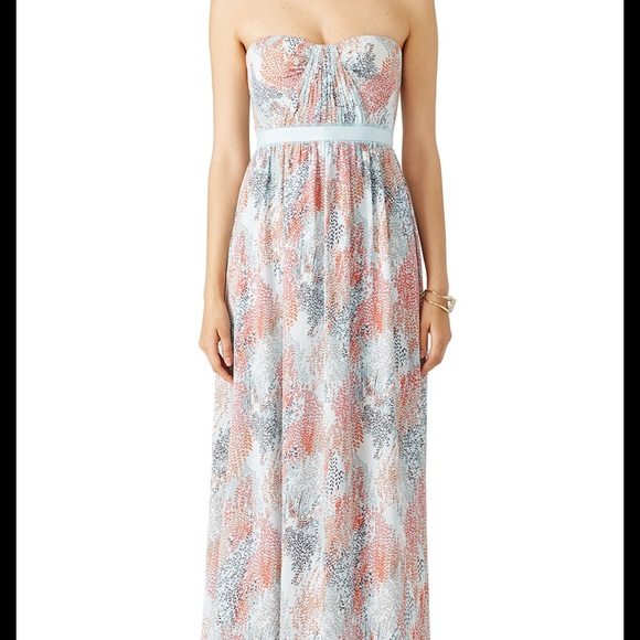 Printed Amber Gown/Maxi Dress-BCBGMAXAZRIA - Picture 2 of 2